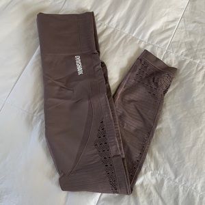 Gymshark energy seamless leggings in mauve